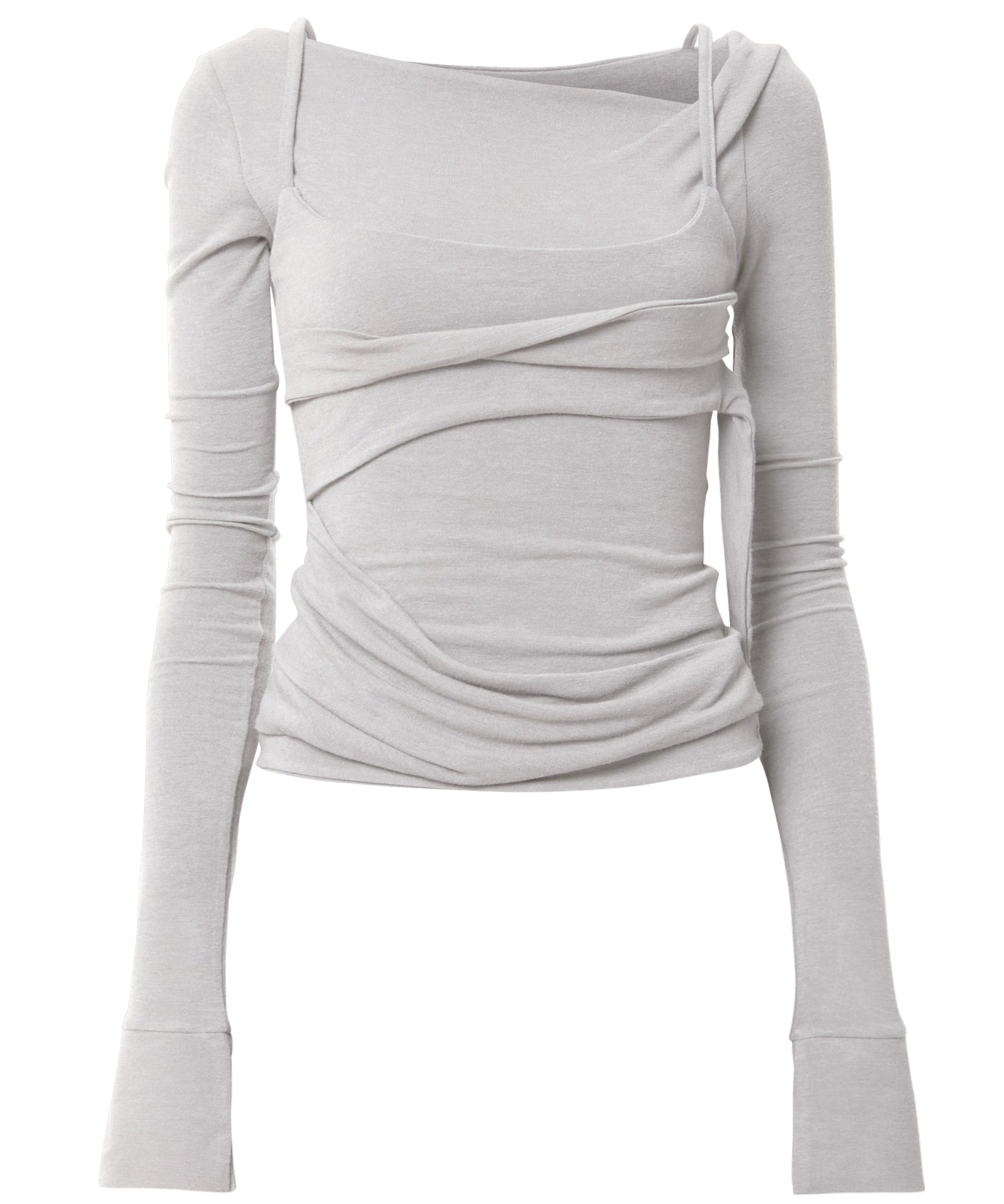 Layered Bustier Long Sleeve
