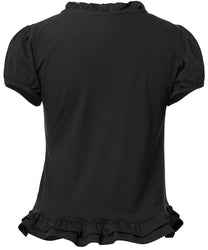 Muta Frill Puff T-Shirt (Black)