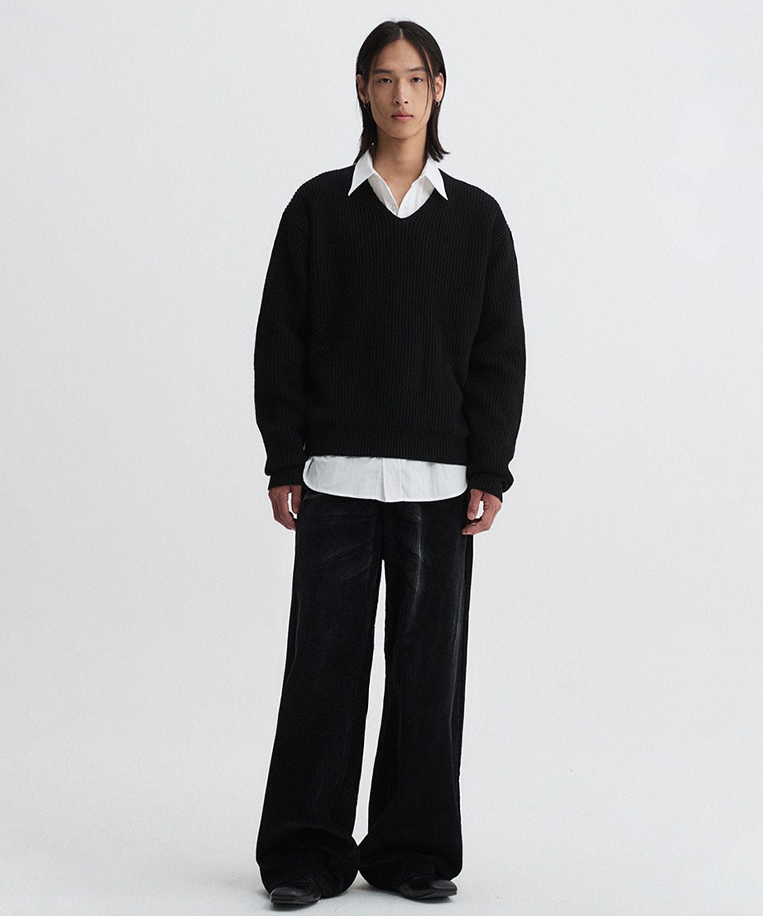 Legacy Corduroy Wide Pants (Black)