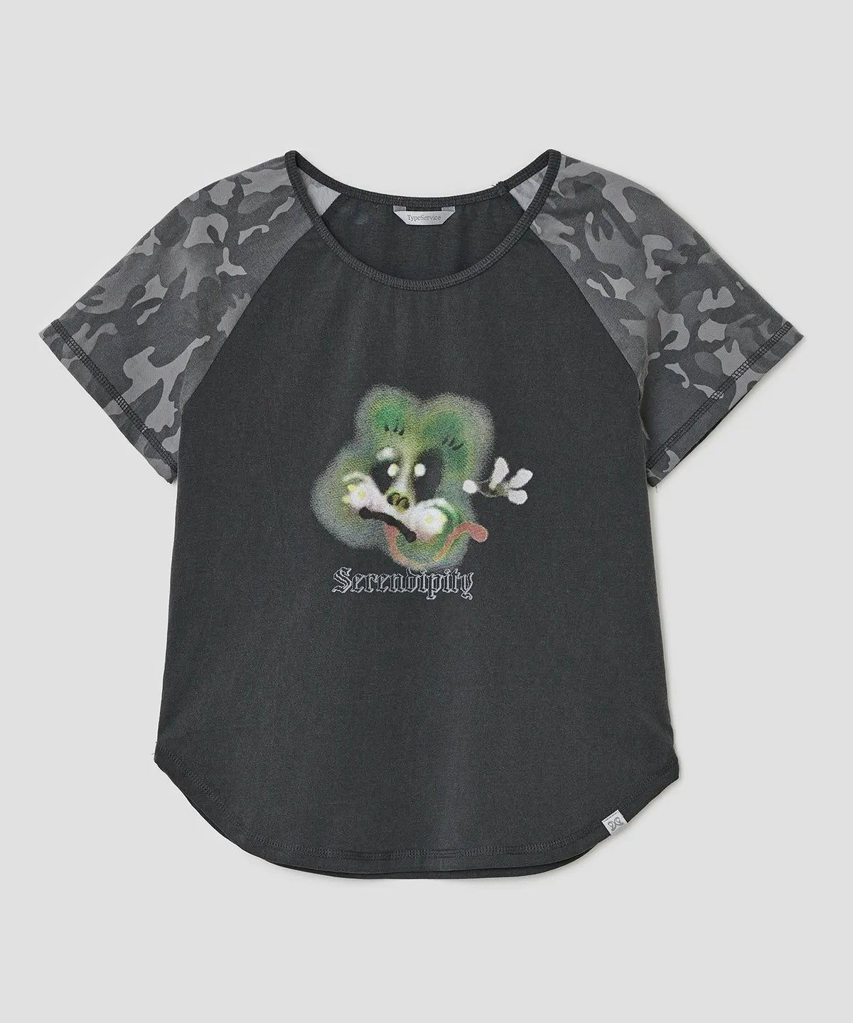 Froggy Raglan Top [Charcoal]