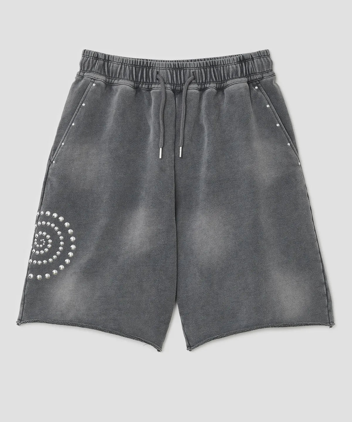 Washed Hotfix Shorts [Charcoal]