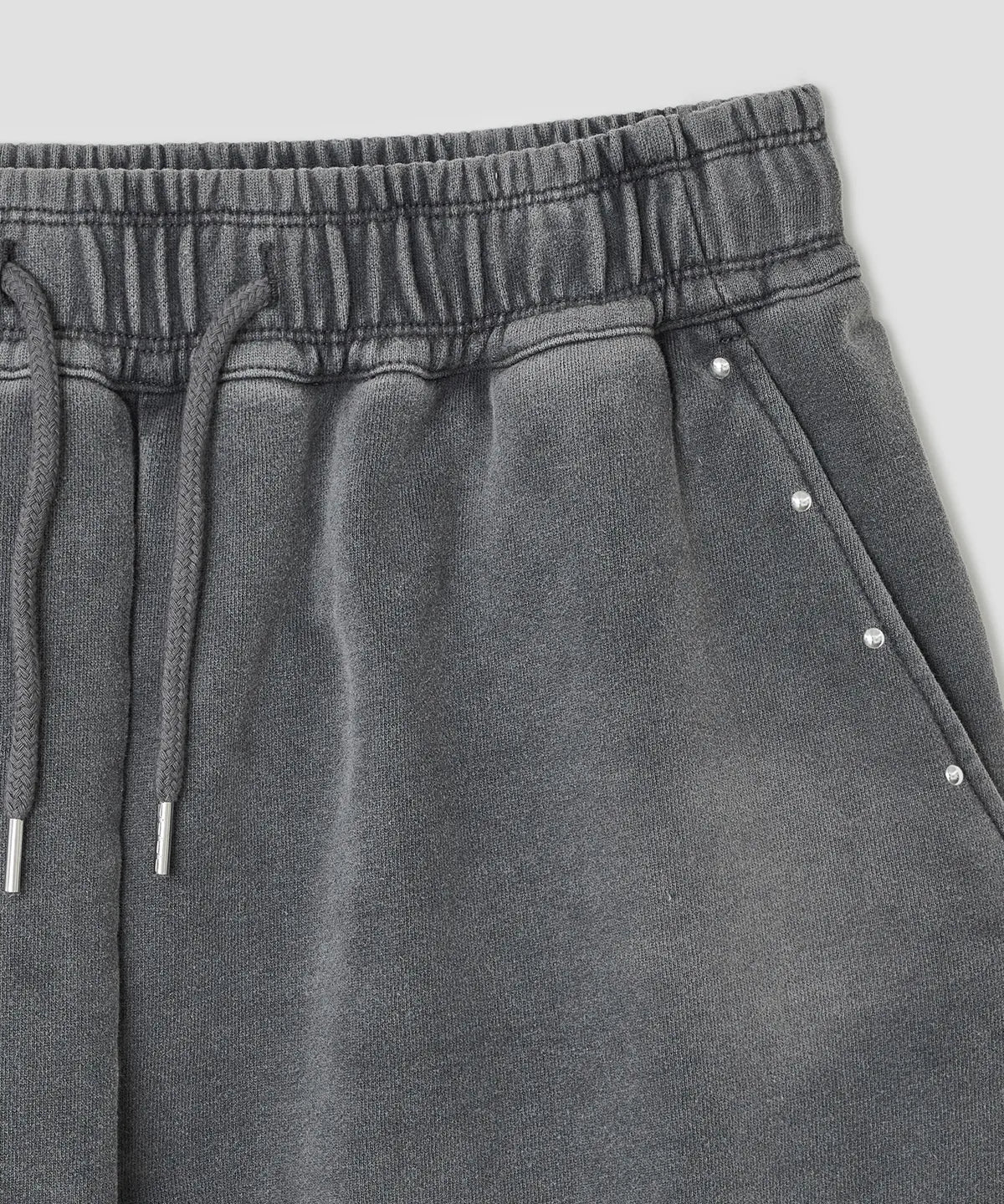 Washed Hotfix Shorts [Charcoal]