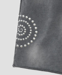 Washed Hotfix Shorts [Charcoal]