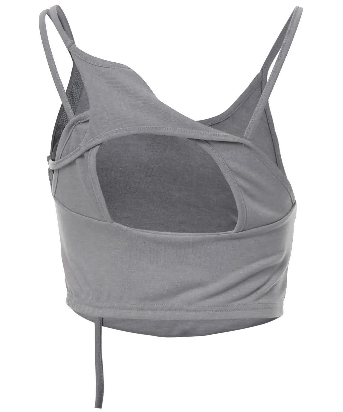 Layered Sculpt Top (Gray)
