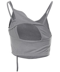 Layered Sculpt Top (Gray)