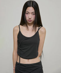 Layered Sculpt Top (Black)