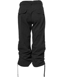 Structured Capri Pants (Black)