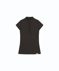 Sleek Deep V Neck T-Shirt (Brown)