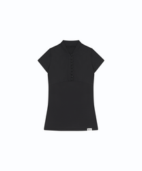 Sleek Deep V Neck T-Shirt (Black)