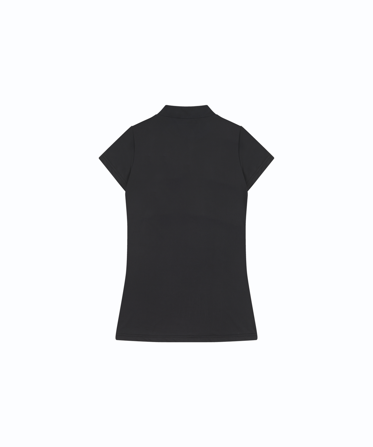 Sleek Deep V Neck T-Shirt (Black)
