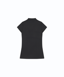 Sleek Deep V Neck T-Shirt (Black)