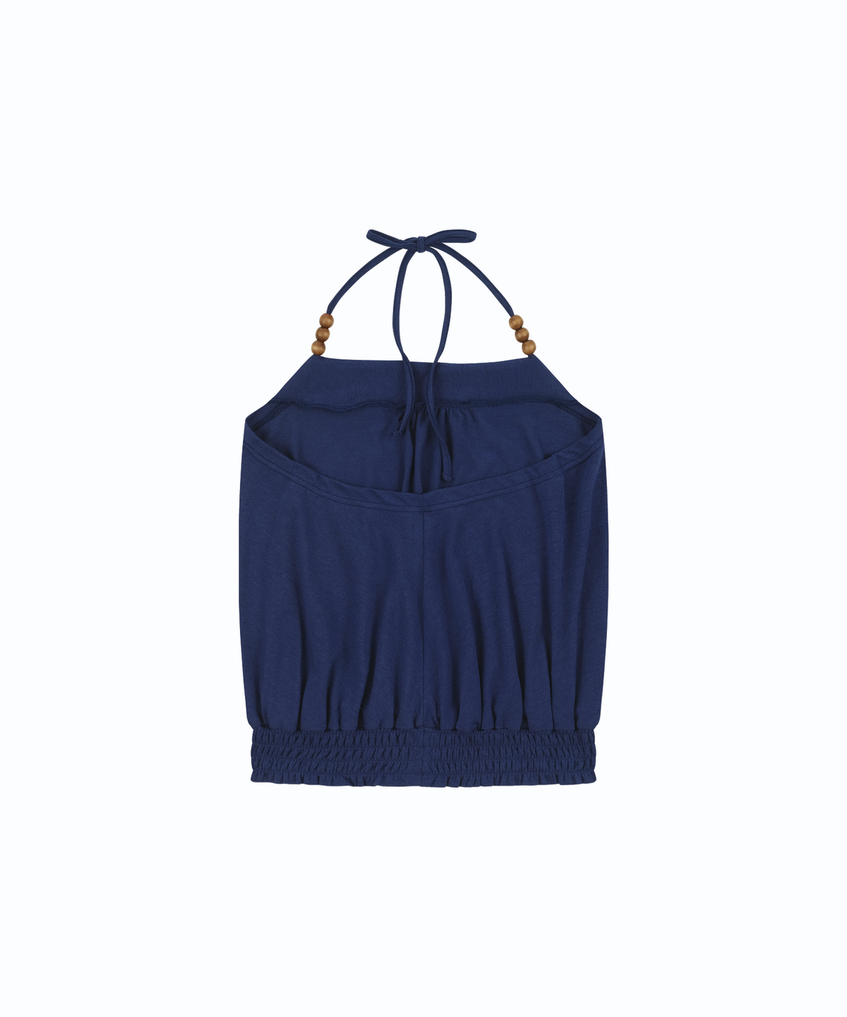 Beadwork Halter Top (Deep Blue)