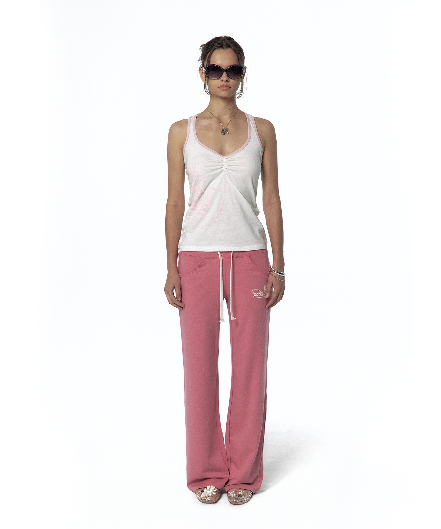 Lily Racerback Top (White)
