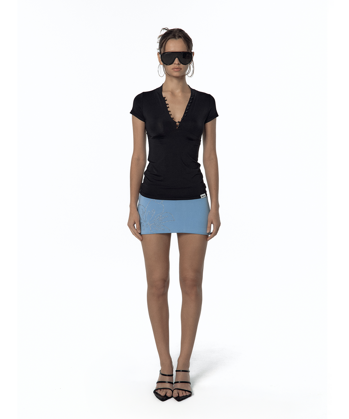Lily Mini Skirt Pants (Pog Blue)