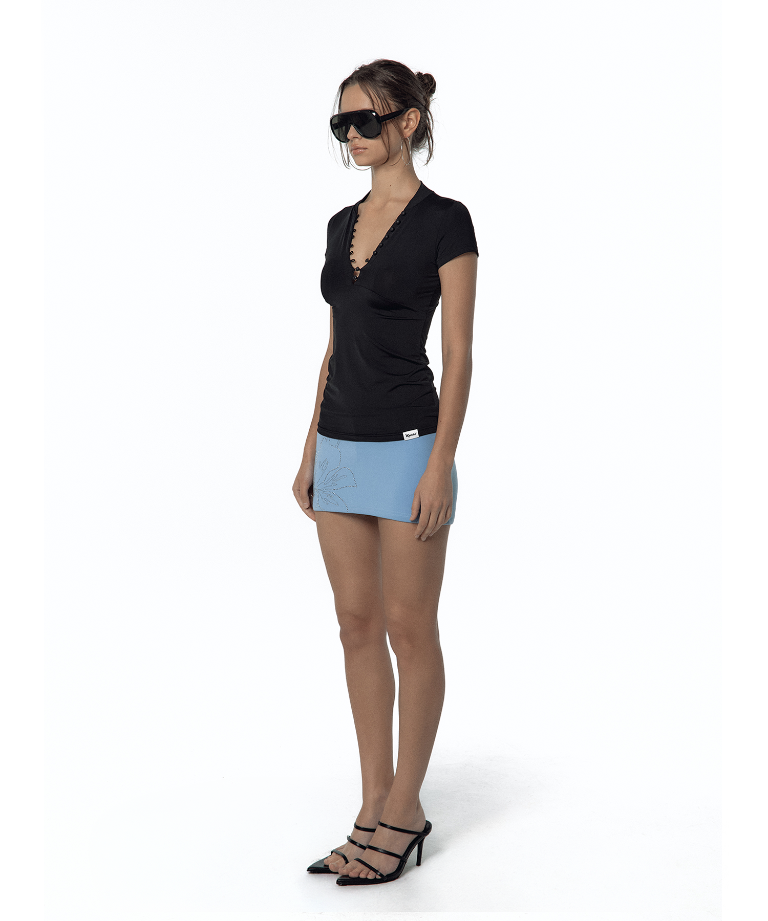 Lily Mini Skirt Pants (Pog Blue)