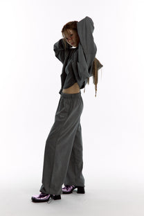 Kashiko Comfy : Monk Trousers (Charcoal)
