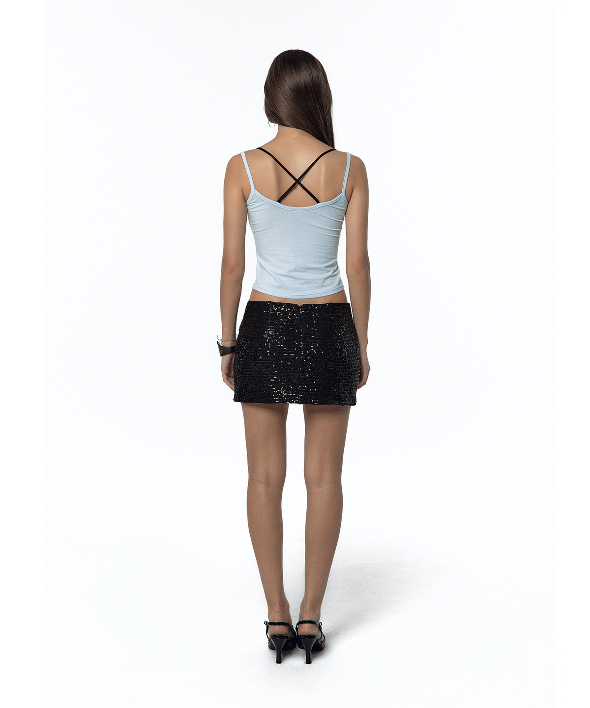 Nessa Lace Top (Skyblue-Black)
