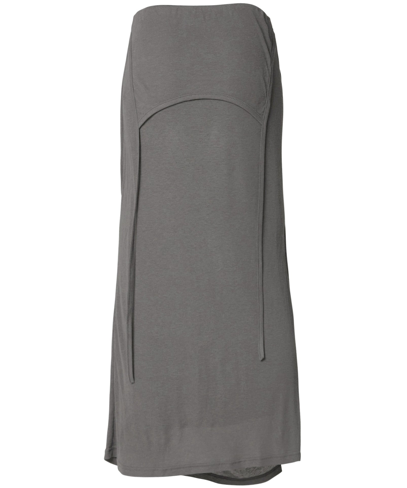 Asymmetrical Draped Long Skirt