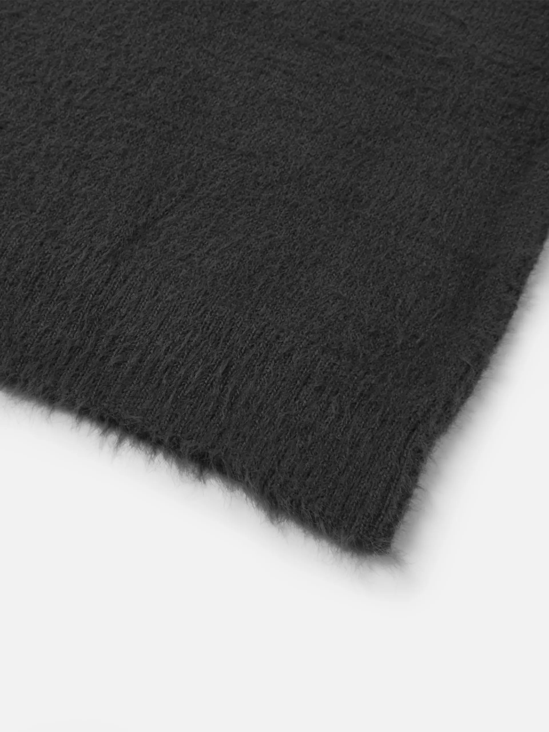 WMNS Dark Gray Brushed Knit Sweater