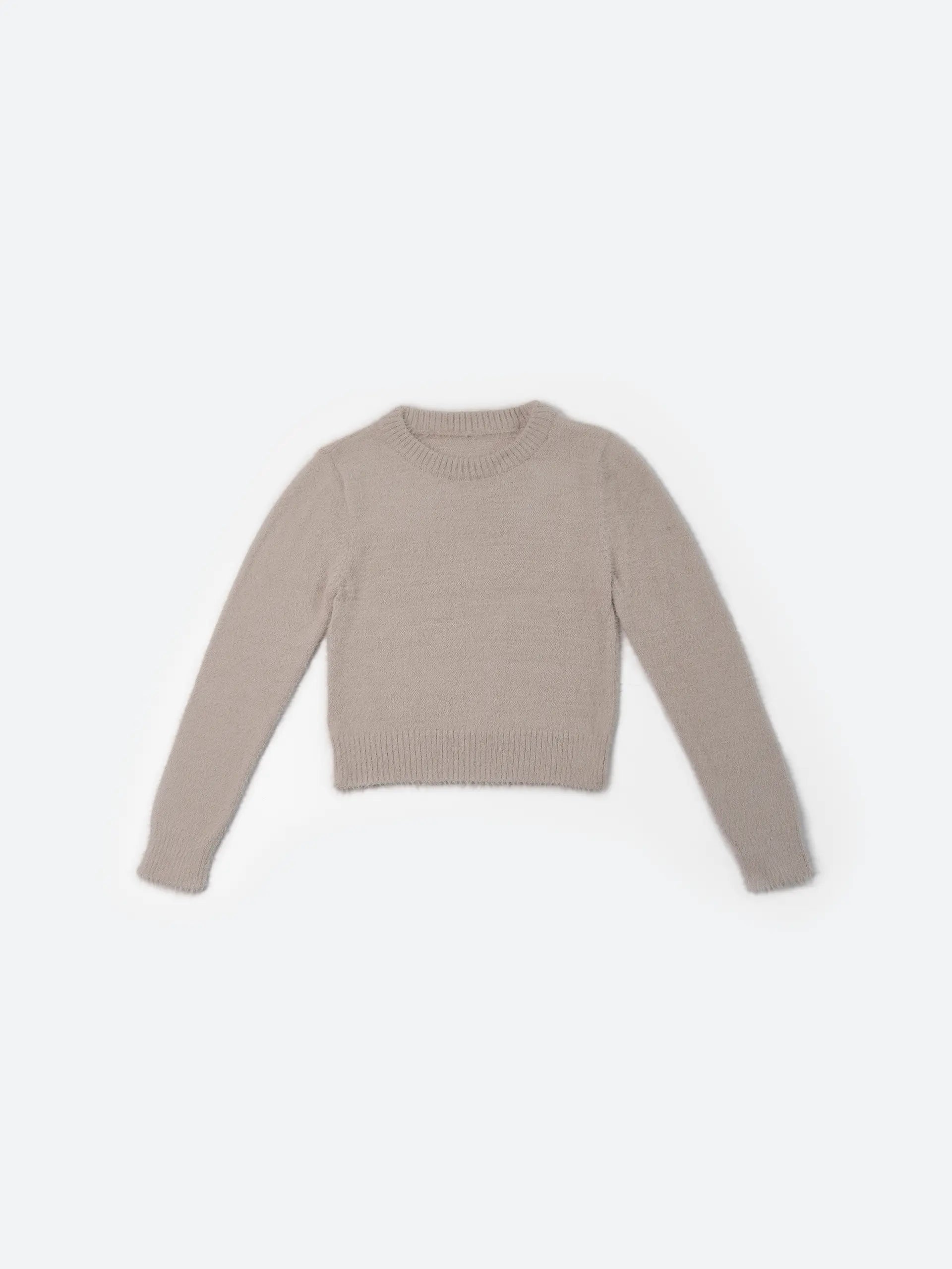 FRAGILE® WMNS Ivory Brushed Knit Sweater