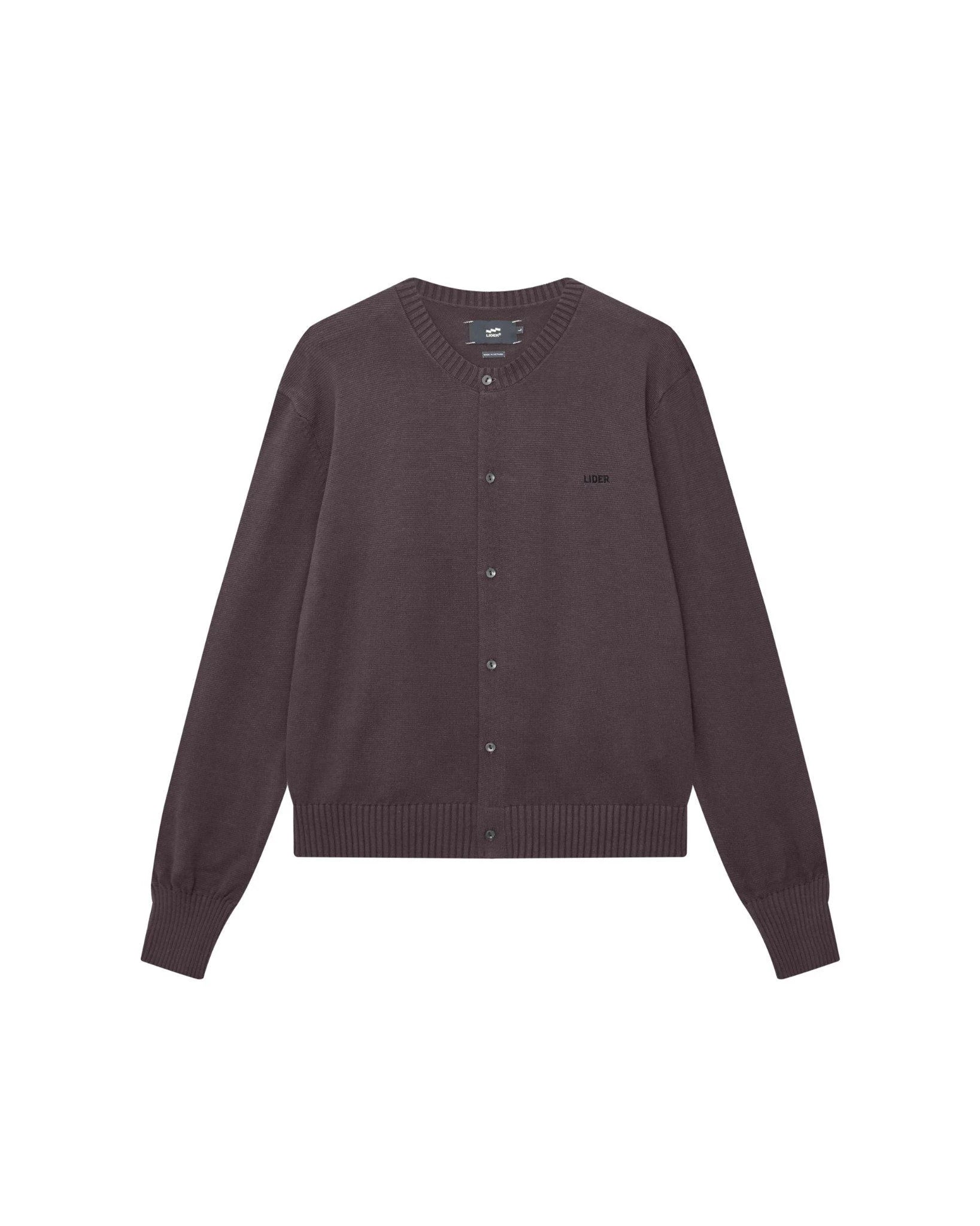 Autumnal Knit Cardigan (Chocolate)