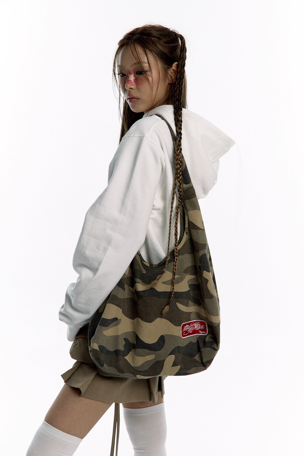 Camo Print shoulder Bag