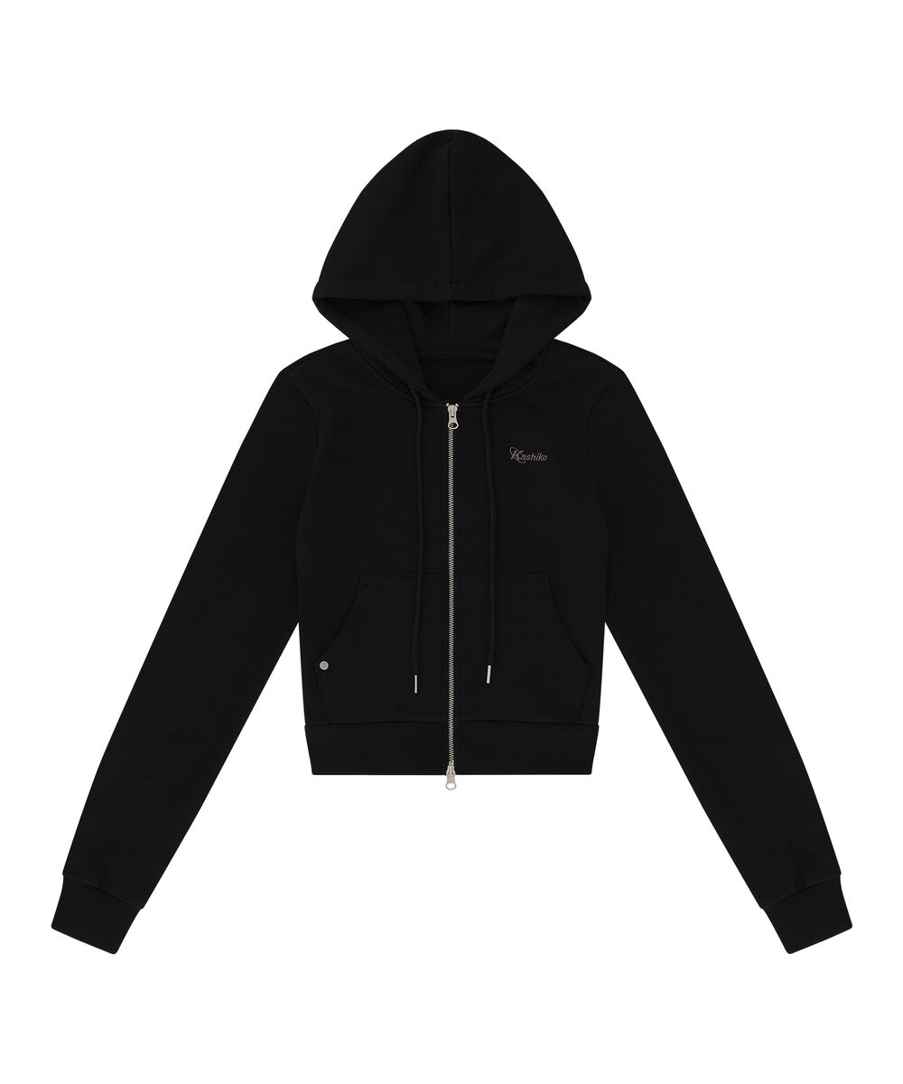 Yantra Slim Hood Zip-up (Black)