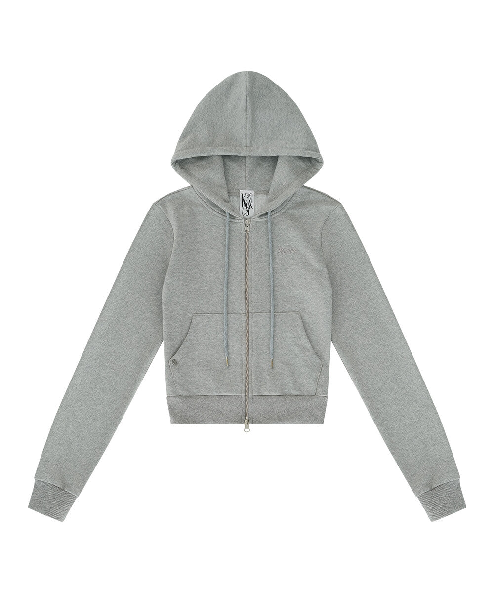 Yantra Slim Hood Zip-up (Gray)