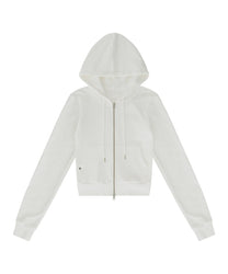 Yantra Slim Hood Zip-up (White)
