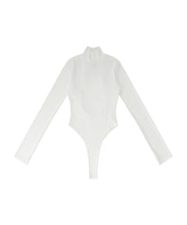 Yantra Back Hole Bodysuit (White)