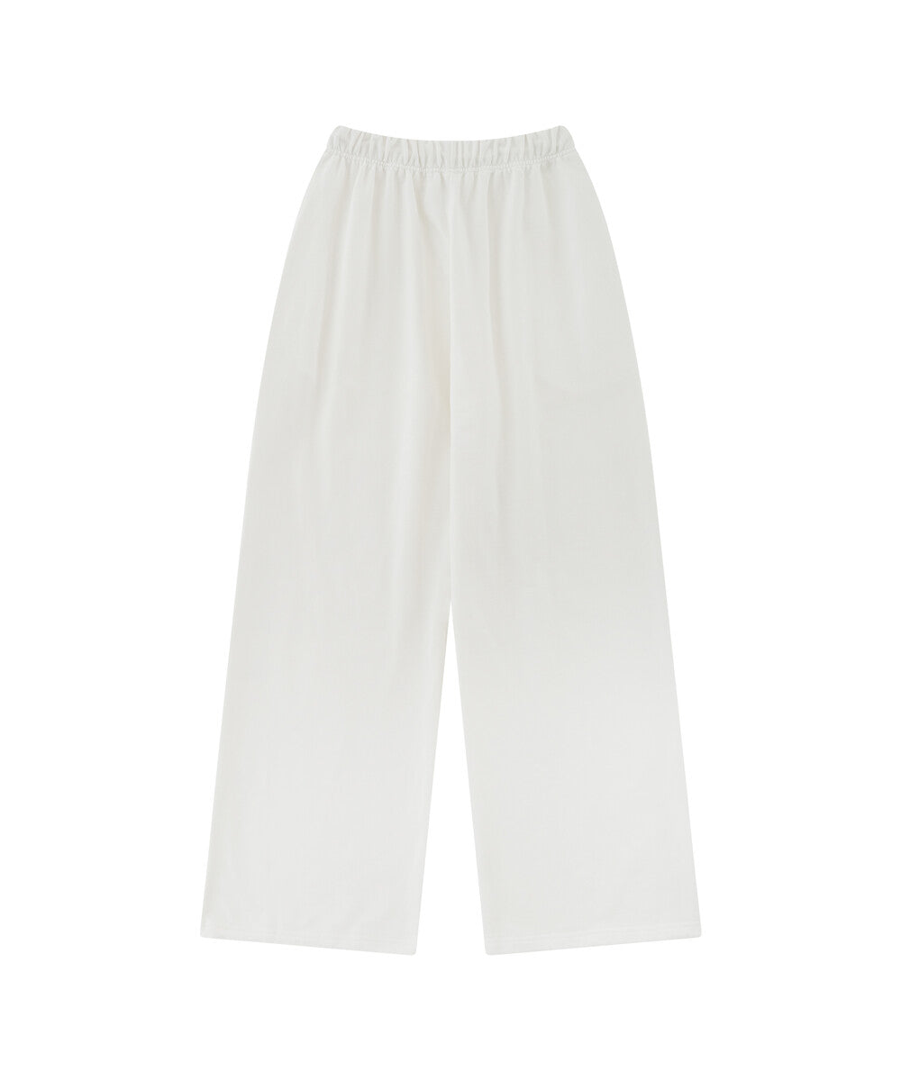 Kashiko Comfy : Monk Trousers (White)