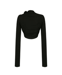 Rose Bolero Cardigan (Black)