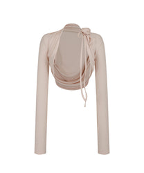 Rose Bolero Cardigan (Pink)
