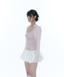 Rose Bolero Cardigan (Pink)