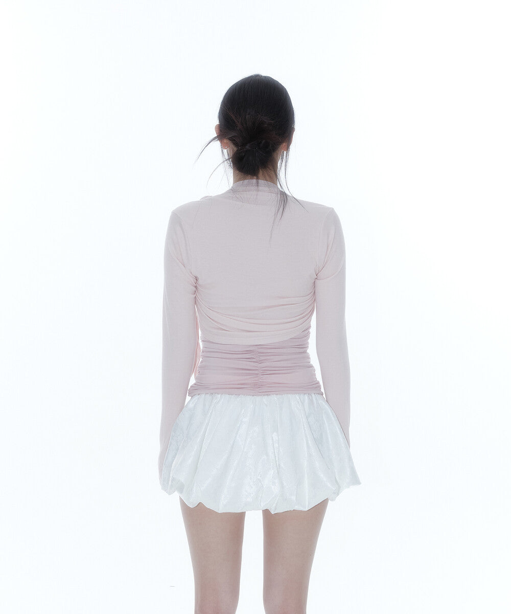 Rose Bolero Cardigan (Pink)