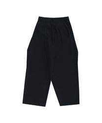 Pintuck Asymmetric Trousers (Stripe)