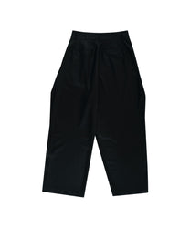 Pintuck Asymmetric Trousers (Black)