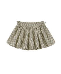 Fairy Ribbon Bubble Skirt (Checked)