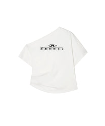 Zen One Shoulder Top (White)