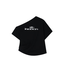 Zen One Shoulder Top (Black)
