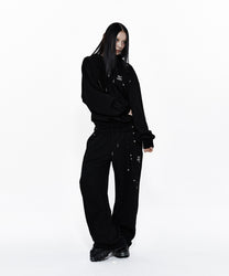 Zenu Belt Sweat Pants (Black)