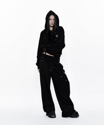 Zenu Belt Sweat Pants (Black)