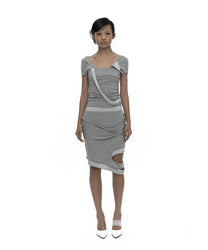 Peek-a-boo Top Gray