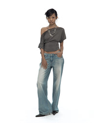 Hotfix Straight Jeans Light Blue