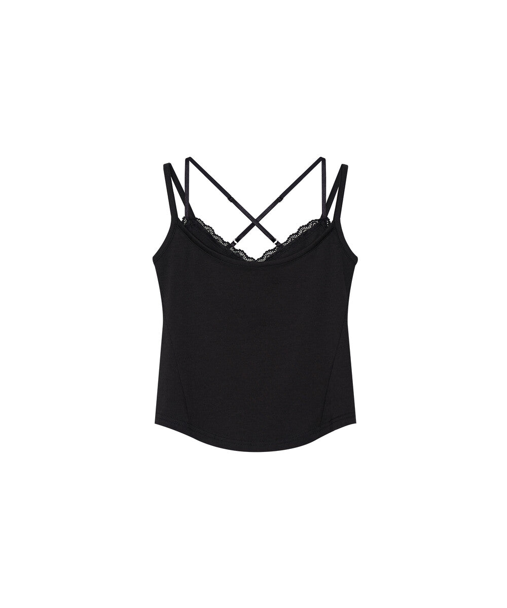 Nessa Lace Top Black