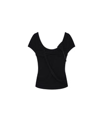 Peek-a-boo Top Black