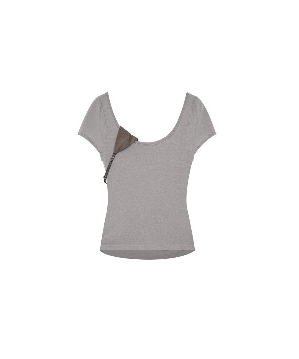Peek-a-boo Top Warm Gray