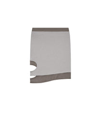Peek-a-boo Strap Skirt Warm Gray