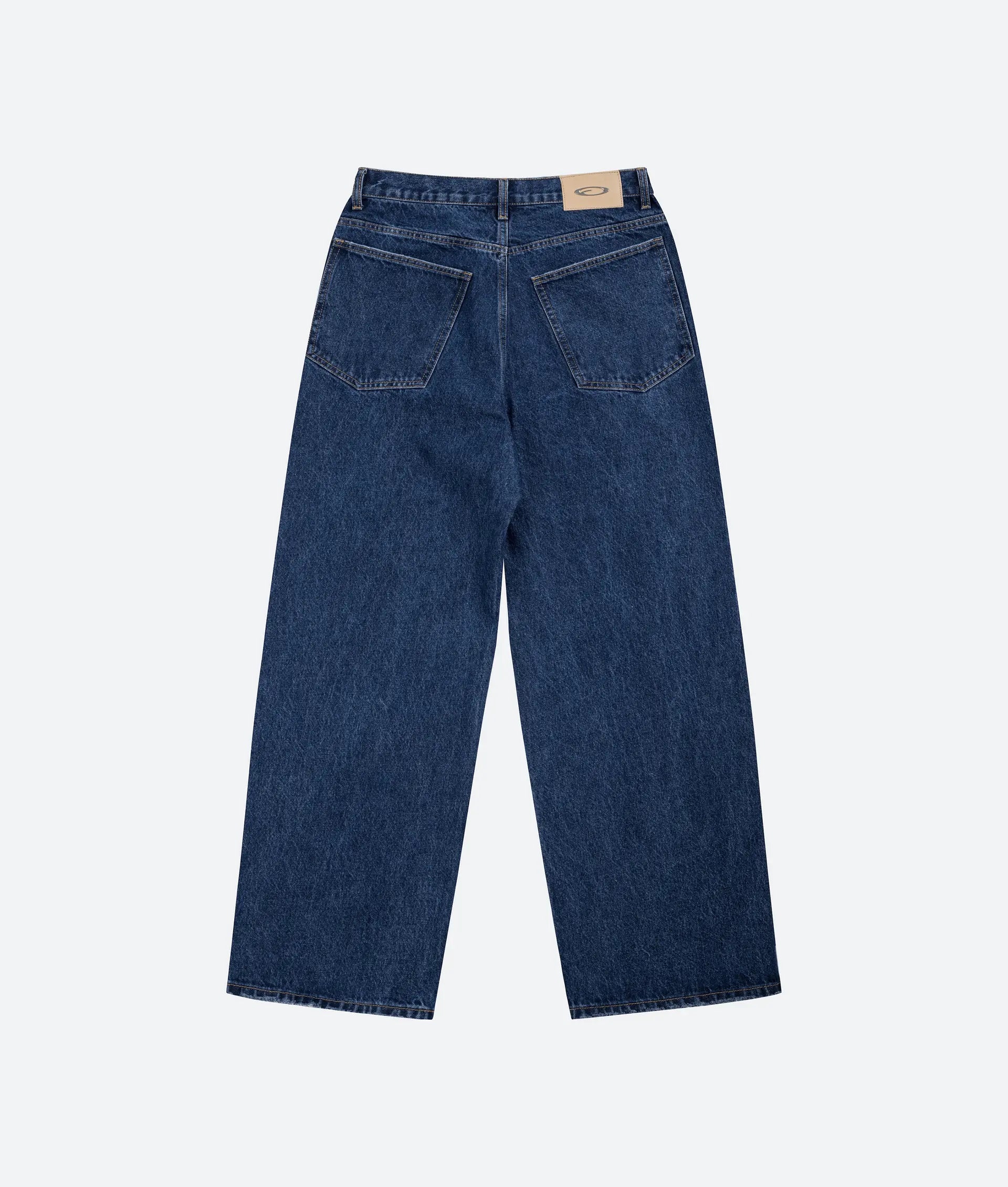 Indigo Wash Baggy Denim