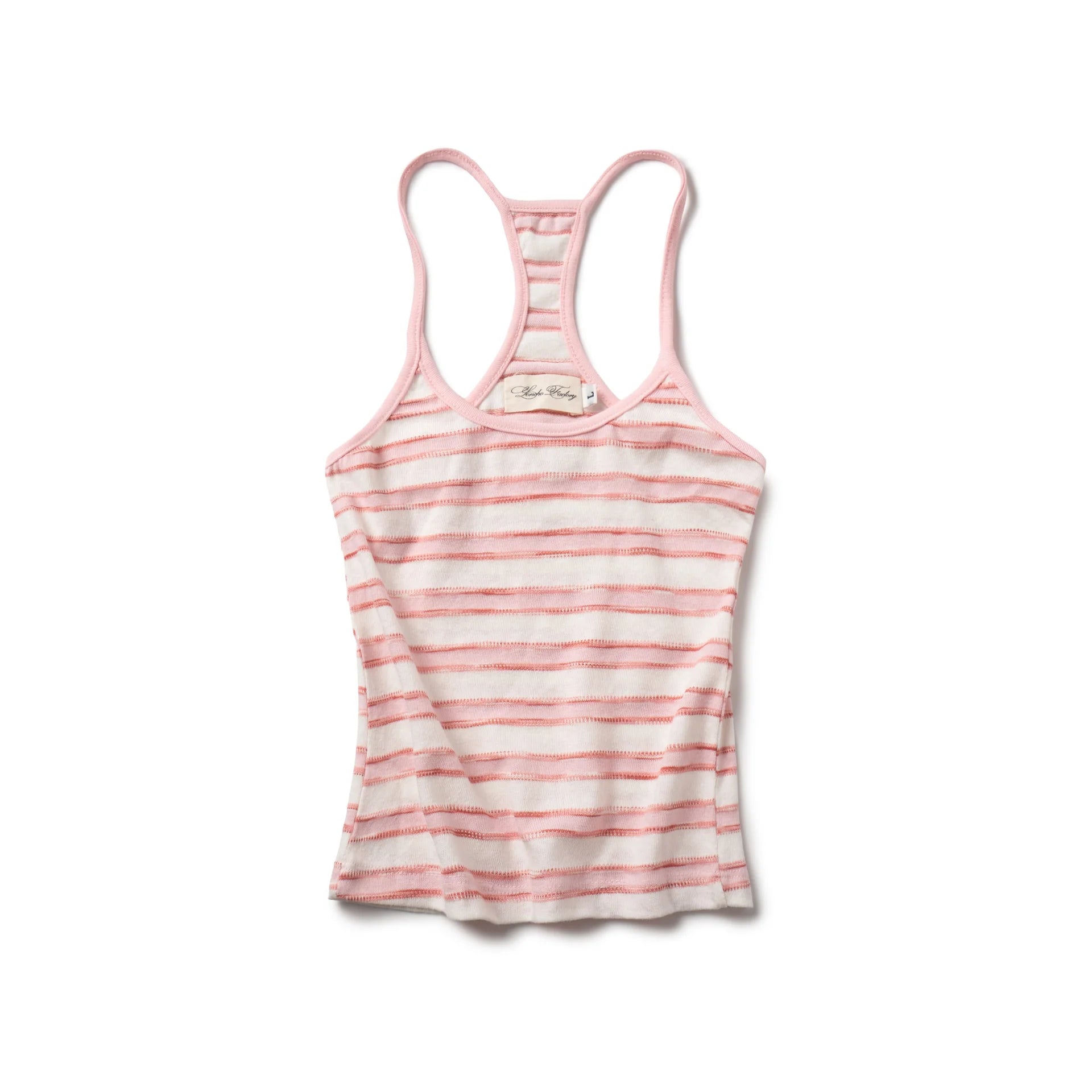 Racer Tank (Pink Stripe)
